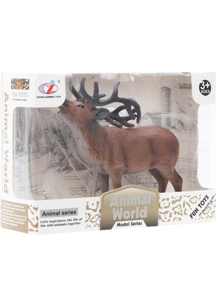 Kutulu Model Figür Hayvan Ren Geyiği