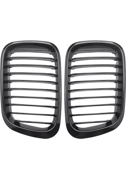 Bmw E46 3 Serisi 320I 325I 325XI 323I 4d 4 Kapı 1998-2001 Gloss Siyah 51138208489 51138208490 Için Ön Böbrek Izgaraları (Yurt Dışından)