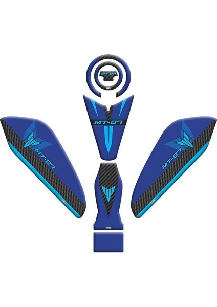 Yamaha MT07 2025 Uyumlu Tank Pad Set 002