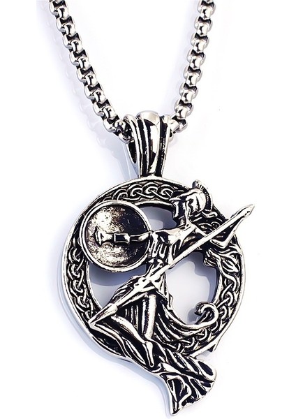 Vintage Tomahawk Kolye Ucu, Unisex Çift Kazak Zincir Kolye Ucu (Set 7) (Yurt Dışından)