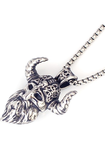 Vintage Tomahawk Kolye Ucu, Unisex Çift Kazak Zincir Kolye Ucu (Set 3) (Yurt Dışından)