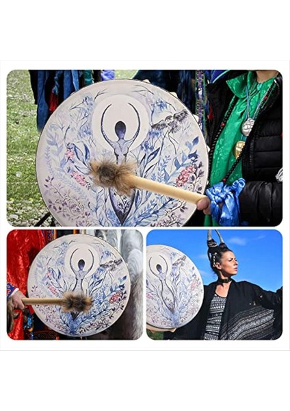 2 Paket Şamanik Davul Şamanik Davullar Hayatın Manevi Müziği Davul Çubuklu El Yapımı Şamanik Davullar (Yurt Dışından) indirimleri