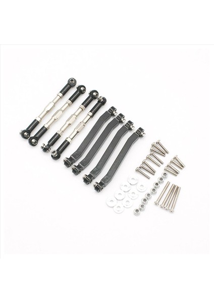 4x Metal Şasi Çekme Çubukları Bağlantı Mn D90 D91 D96 D99 D99S MN90 MN99S 1/12 Rc Araç Parçaları Siyah (Yurt Dışından) fiyatları