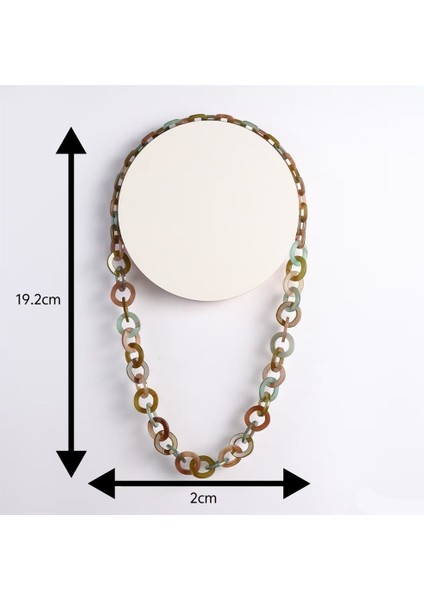 Tokalı Kilitli Eklenmiş Akrilik Levha Kadın Etnik Tarzı Kazak Zinciri (Yurt Dışından) fiyatları