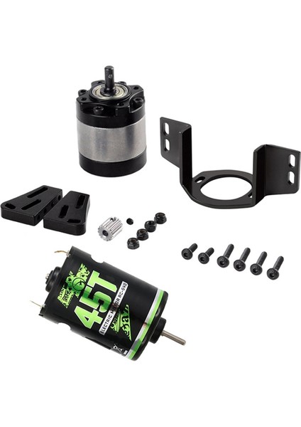 540 Fırçalanmış Motor 45T 1 5 Azaltma Şanzımanı 1/14 Römork 1/10 Rc Araba Paletli Eksenel SCX10 Traxxas Trx4 (Yurt Dışından)