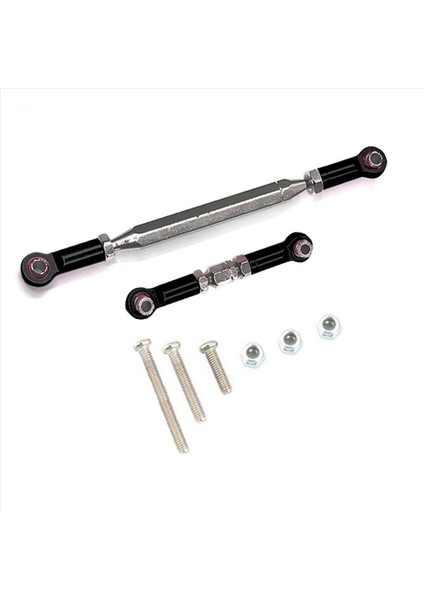 3x Metal Ayarlanabilir Direksiyon Bağlantısı Servo Bağlantı Çekme Çubuk Turnikili Mn D90 D99 Mn-90 Fj-45 1/12 Rc Araç Çağrı Siyah (Yurt Dışından) fiyatları