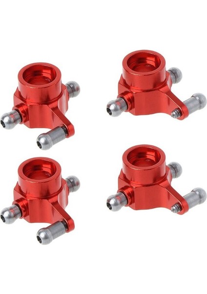 4pcs Yükseltilmiş Metal Parçalar Wltoys Için Arka Direksiyon Kabı P929 P939 K969 K979 K989 K999 1/28 Rc Araba Kırmızı (Yurt Dışından)