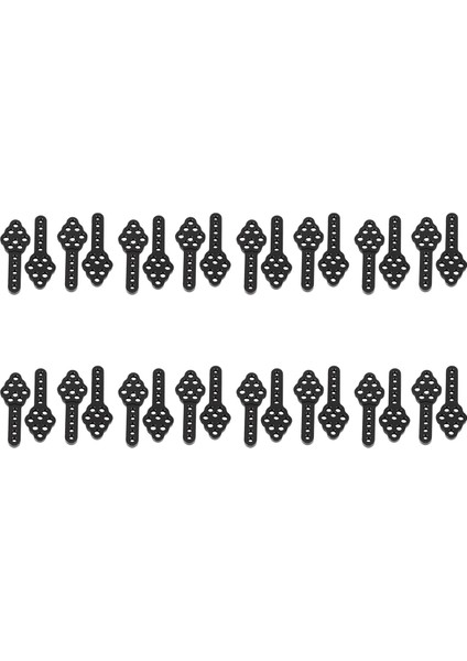 40PCS Cnc Metal Şok Emici Montaj Ayar Yükseklik Açısı Rc Paletli Araba Eksenel SCX10 90046 D90 D110 Siyah (Yurt Dışından)