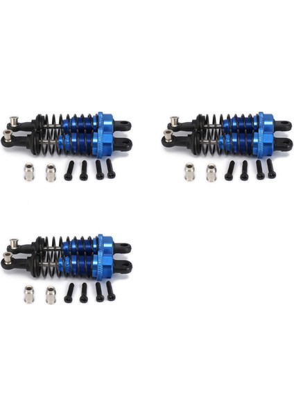 6 Pcs Yağ Ayarlanabilir 65MM Şok Emici Damper Rc Araba Için 1/18 Wltoys A959 A969 Hpı Hsp Traxxas Losi Tamiya Koyu Mavi (Yurt Dışından)