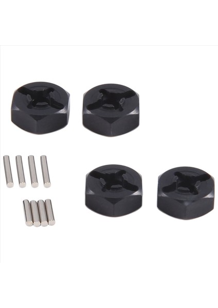 Alüminyum Alaşım 12MM Birleştirici Tekerlek Hub Hex Adaptör Wltoys Için Yükseltmeler 144001 1/14 Rc Araba Yedek Parçaları Siyah (Yurt Dışından) modelleri