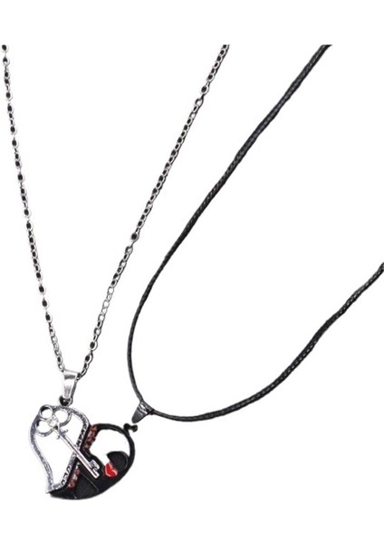 En Iyi Arkadaş Dostluk Kolyesi, Basit Öğrenci Aksesuarı, Bir Çift Kalp Şeklinde Kolye (Yurt Dışından)