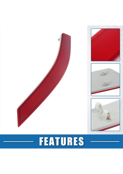 Otomatik Sağ Arka Tampon Yansıtıcı Şerit Uyarı Işığı A1648201574 Mercedes Benz W164 ML300 ML320 ML350 (Yurt Dışından) indirimleri