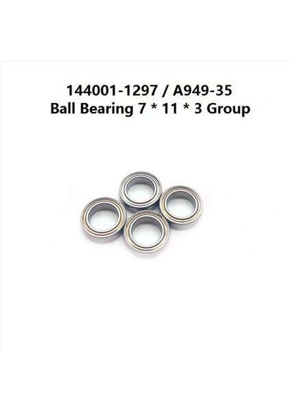 5x 144001-1297 Wltoys Için Yatak 144001 1/14 4WD Rc Araba Yedek Parçalar Yükseltme Aksesuarları 7X11X3 (Yurt Dışından) fırsatları