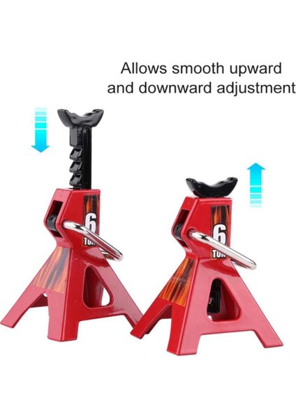 Rc Jack Stands 2pcs 6 Ton Rc Araç Ölçeği Jack Eksenel SCX10 Wraith Trx4 D90 CC01 Rc Hızlı Bırakma Jack Stands (Yurt Dışından) fırsatları