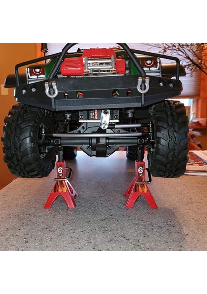 Rc Jack Stands 2pcs 6 Ton Rc Araç Ölçeği Jack Eksenel SCX10 Wraith Trx4 D90 CC01 Rc Hızlı Bırakma Jack Stands (Yurt Dışından) indirimleri
