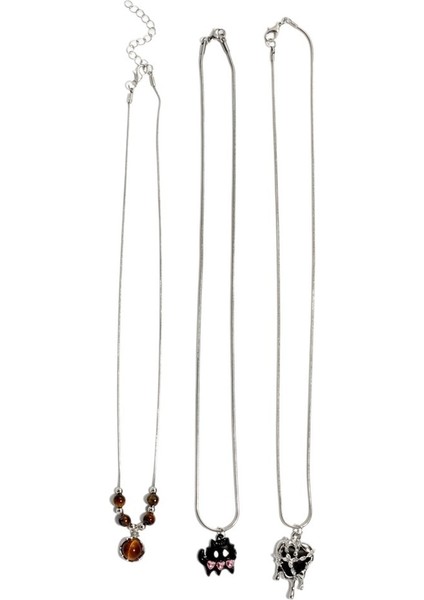 Erkekler Için Gotik Gül Damla Kazak Zinciri, Siyah ve Kırmızı Kalp Paslanmaz Çelik Kolye (Yurt Dışından) fiyatları