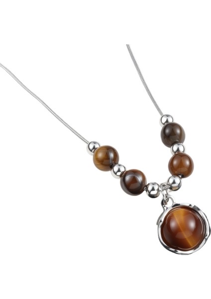 Erkekler Için Gotik Gül Damla Kazak Zinciri, Siyah ve Kırmızı Kalp Paslanmaz Çelik Kolye (Yurt Dışından)