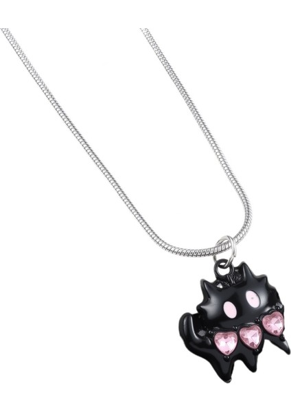 Erkekler Için Gotik Gül Damla Kazak Zinciri, Siyah ve Kırmızı Kalp Paslanmaz Çelik Kolye (Yurt Dışından)