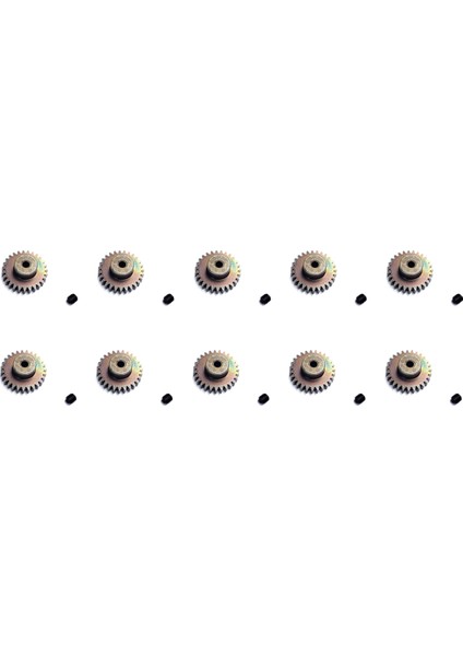 10X 27T Çelik Motor Dişli Wltoys 144001 124019 124018 A959-B A959B A969B Rc Araba Yedek Aksesuarları (Yurt Dışından)