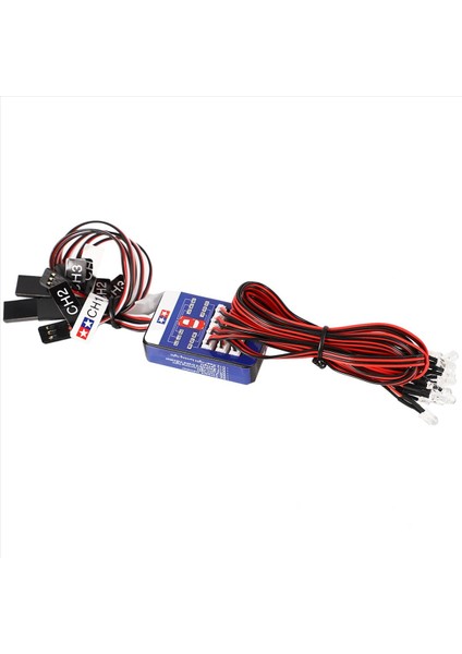 3x 12 LED Aydınlatma Kiti Direksiyon Freni Simülasyonu 1/10 Ölçekli Modeller Için Flash Işık Rc Araba Yokomo Tamiya Hsp Hpı Axıal (Yurt Dışından) modelleri