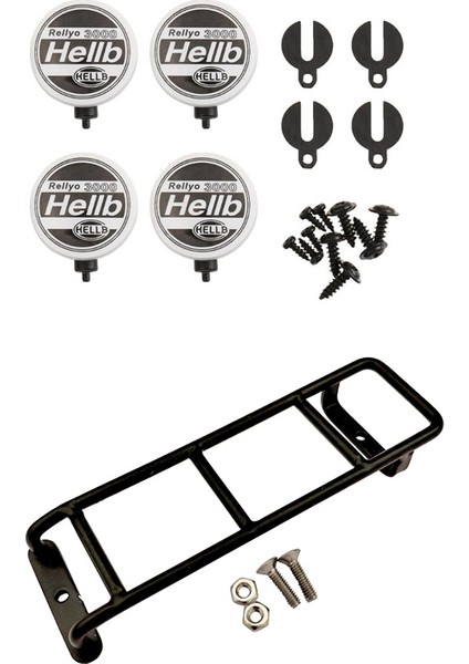 4pcs Rc Araba Yuvarlak LED Işık Kapağı 1 10 Tamiya Hsp Rc Araba Eksenel SCX10 &amp 1x Metal Düz Merdiven Mini Merdivenler (Yurt Dışından)