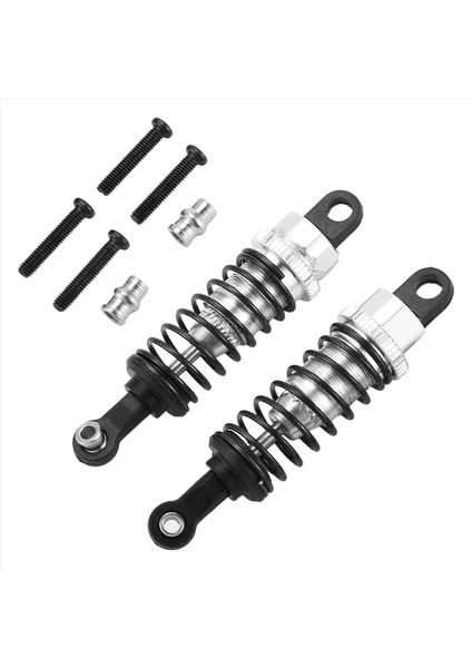 2 Pcs Yağ Ayarlanabilir 65MM Şok Emici Damper Rc Car 1/18 Wltoys A959 A969 A979 K929 Hpı Hpı Hsp Traxxas Losi Tamiya Gümüş (Yurt Dışından) modelleri