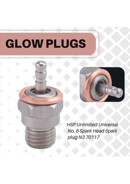 2 Pcs Glow Fişleri Sıcak Spark Verix Sh Motor Parçaları Nitro Kamyon Için Aksesuarlar Os Os Rc Car Hsp 70117 N3 (Yurt Dışından) fırsatları