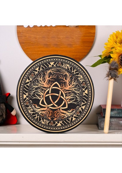 Davul ile Hint Davul Çubukları Manevi Şifa Çakra Dengeleme Yansıma Meditasyon Çerçevesi (Yurt Dışından) fiyatları