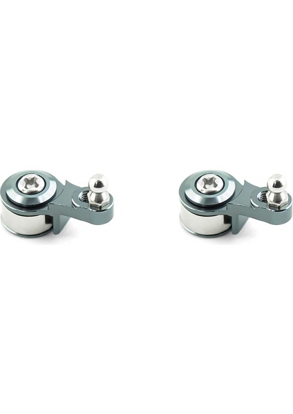 2x 25T Metal Ayarlanabilir Sönümleme Servo Servo Servo Korna 1/10 Rc Prıgler Araç Traxxas Trx4 Trx-4 Trx6 Yükseltme Parçaları 5 (Yurt Dışından)