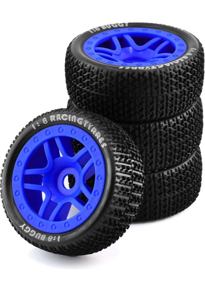 Arrma Typhoon Için 1/8 Off-Road Lastik Traxxas Küçük x E-Revo Gezgin Katun Tailong T-Şekilli Lacivert &amp Siyah (Yurt Dışından)