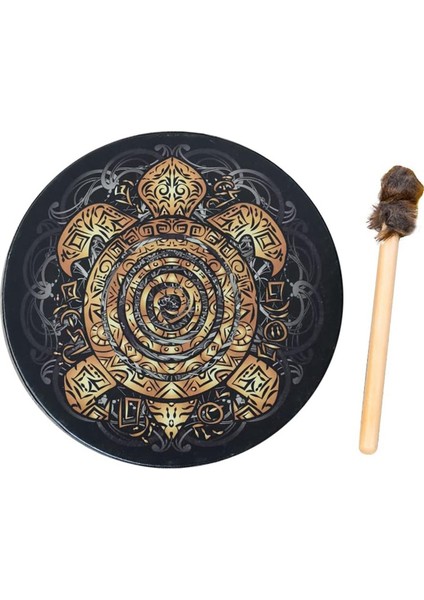 Festival Dekoratif Gonglar ve Davullar Davul Çubuklu Dekoratif Davullar Şenlikli Küçük Gonglar ve Davullar (Kaplumbağa Davulları) (Yurt Dışından)