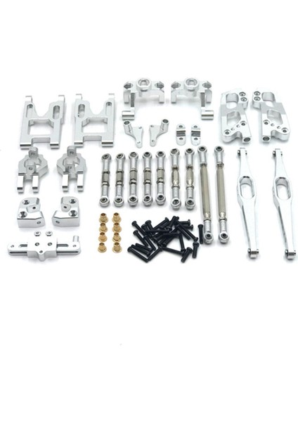 Wltoys Için 1/12 12428 12423 12427 Rc Araç Parçaları Fy Modeli Yükseltilmiş Metal Parçalar Salıncak Kol Koltuğu Rc Araç Parçaları Seti Gümüş (Yurt Dışından)