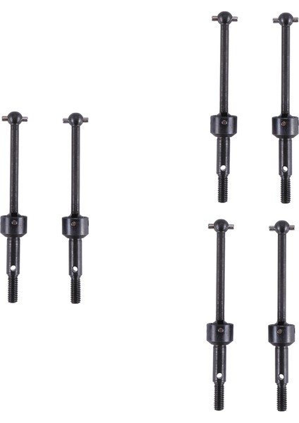 6x Metal Evrensel Salıncak Şaft Cvd 53792 1/10 Rc Araç Tamiya Tt-01 TT01 Tt-02 TT02 TA04 Yükseltme Parçaları (Yurt Dışından)