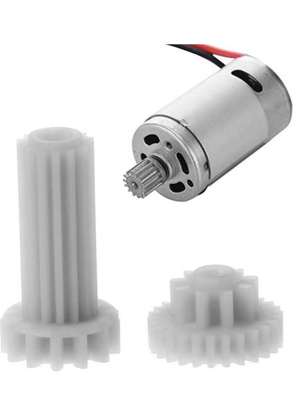 15-DJ01 390 Motor 2pcs ile Dişli Araba Parçaları ile Motor Yükseltme Onarım Yedek Parçalar Rc Araç Şanzıman Dişli 15-SJ22 (Yurt Dışından)