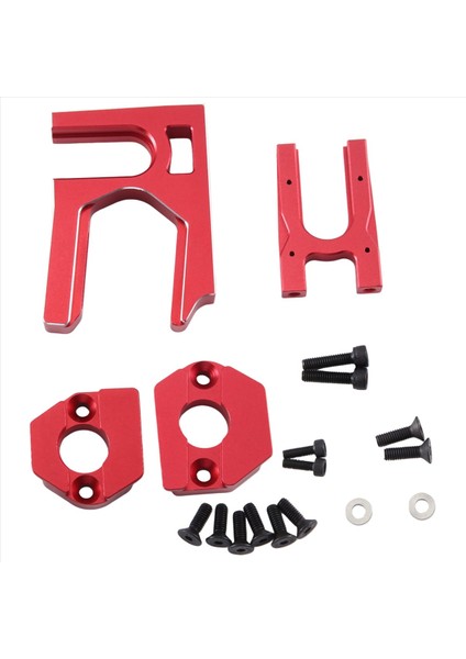 Arrma Için 1/7 Mojave Ifadesi 1/8 Kraton Outcast Typhon Exb 6s Metal Merkezi Diff Montajı + Motor Montaj Kırmızı (Yurt Dışından) modelleri