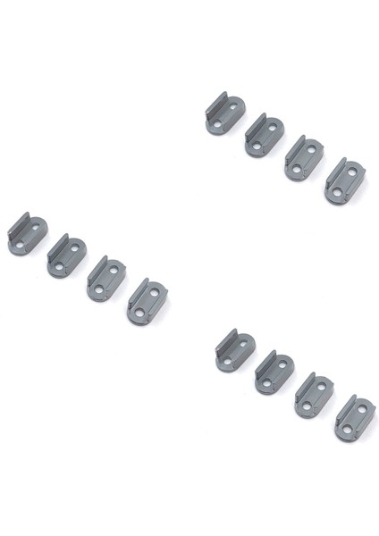 Wpl Için 12X D12 B14 B24 B16 B36 Rc Kamyon Araç Şok Emici Yaprak Yayları Sabit Koltuk Montaj Braketi Titanyum (Yurt Dışından)