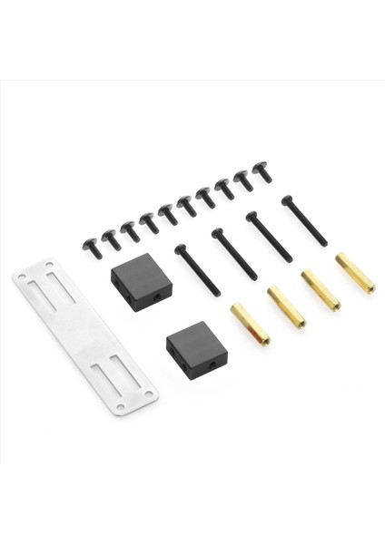 2x Metal Servo Sabit Montaj Braket Kiti Mn D90 D91 D99S MN99S 1/12 Rc Kamyon Araba Yükseltme Parçaları Aksesuarları Siyah (Yurt Dışından) fiyatları