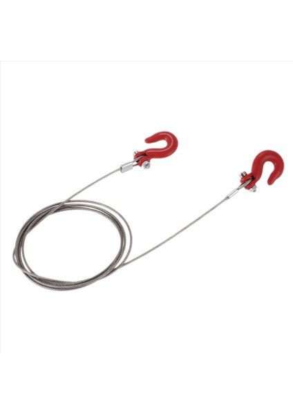 5x 1/10 Rc Araba Paletli Çelik Çekme Halat SCX10 Wraith Axial D90 Oyuncak Parçaları Için Kancalar ile (Yurt Dışından) modelleri