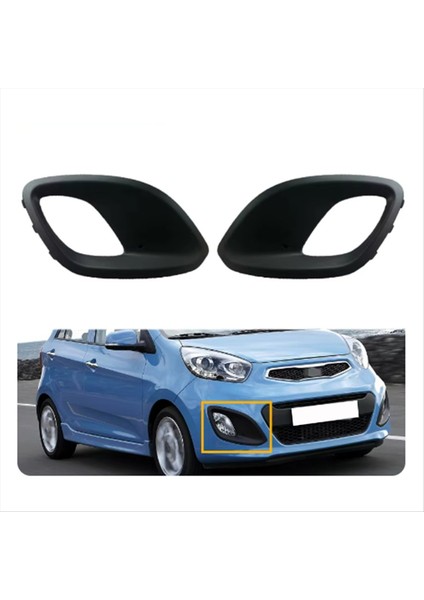 Ön Sis Fark Trim Kapak Tampon Sisli Izgara Çerçeve Kia Picanto 2011-2016 2013 86527-1Y020 86528-1Y020 (Yurt Dışından) fiyatları