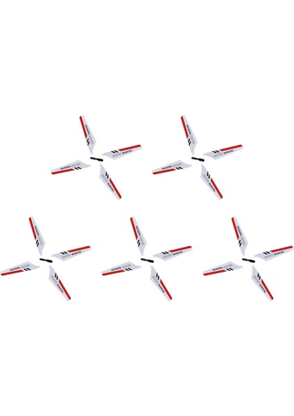 Syma 20 x Bıçaklar Syma S107 S107G Gyro Uzaktan Kumanda Helikopter Yedekleri Onarım Kırmızı (Yurt Dışından)