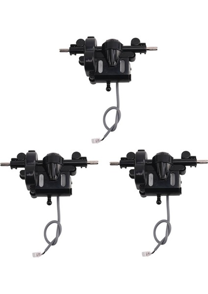 3x 130 Wpl D12 Mini 1/16 Rc Drift Kamyon Araba Yedek Parçalar Için 3x 130 Motor Şanzıman ve Arka Aks Seti (Yurt Dışından)