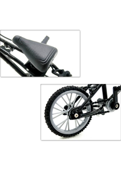 Alaşım Mini Dağ Bisikleti Bisiklet Modeli 1/10 Rc Paletli Eksenel SCX10 Trx4 D90 Tamiya CC01 Dekorasyon Siyah (Yurt Dışından) modelleri