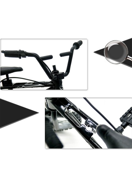 Alaşım Mini Dağ Bisikleti Bisiklet Modeli 1/10 Rc Paletli Eksenel SCX10 Trx4 D90 Tamiya CC01 Dekorasyon Siyah (Yurt Dışından) fırsatları