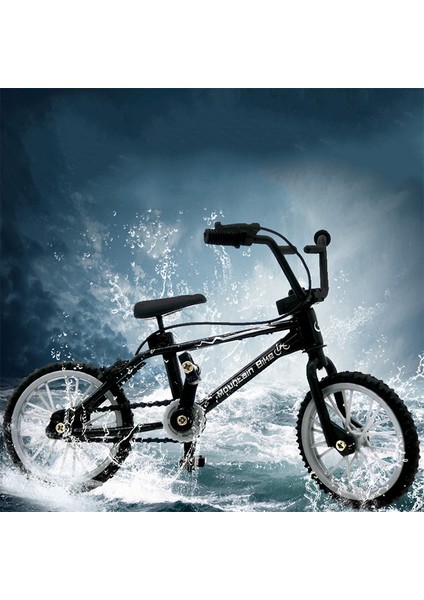 Alaşım Mini Dağ Bisikleti Bisiklet Modeli 1/10 Rc Paletli Eksenel SCX10 Trx4 D90 Tamiya CC01 Dekorasyon Siyah (Yurt Dışından) indirimleri