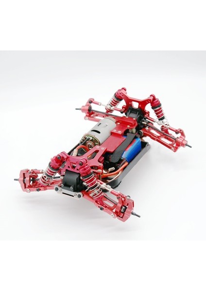 Metal Direksiyon Kupası Salıncak Kol Yükseltme Parçaları Kiti Wltoys 144001 1/14 124018 124019 1/12 Rc Araç Aksesuarları Gümüş (Yurt Dışından) modelleri