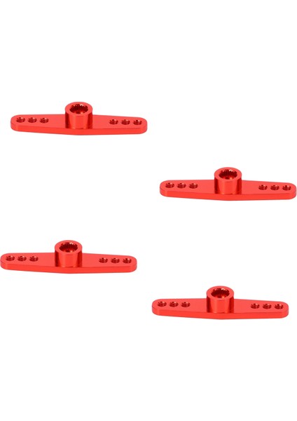 4x 25T Direksiyon Servo Kol Boynuz Metal Parçaları Futaba Için Çift Direksiyon Kolu (Yurt Dışından)