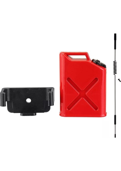 1 10 Tamiya CC01 Eksenel SCX10 Için Mini Yakıt Deposu 1/10 Traxxas -4 Için Vidalı Kırmızı ve Antenler - Siyah 290MM (Yurt Dışından) fiyatları