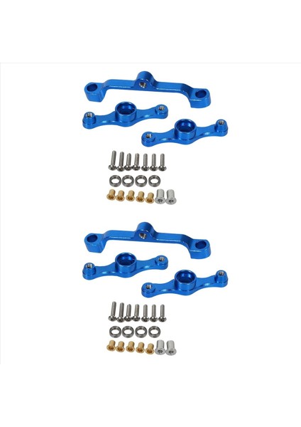 Tamiya TT01 TT01E TT01D TT01ED Tt-01 Için 2x Alüminyum Alaşım Direksiyon Bağlantısı Seti (Yurt Dışından)