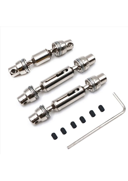 6x Metal Ön Arka Mili 1/16 Wpl B16 B36 Henglong 6WD Kamyon Rc Araba Yedek Parçaları (Yurt Dışından) fiyatları