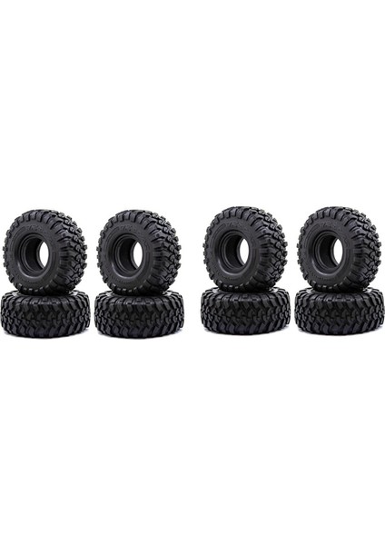 8pcs 118MM 1 9 Kauçuk Lastik Lastikleri 1/10 Rc Paletli Araba Eksenel SCX10 90046 AXI03007 Traxxas Trx4 D90 Tamiya CC01 (Yurt Dışından)